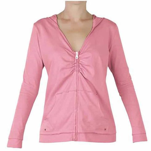 Organic Cotton Women's Shirred Hoody