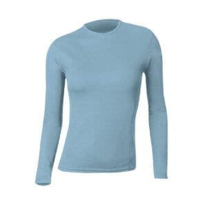 Gordini Women's Midweight 2-Layer Wool Long-Sleeve Crew