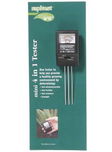 Luster Leaf 1818 Rapitest Mini 4-in-1 Soil Tester