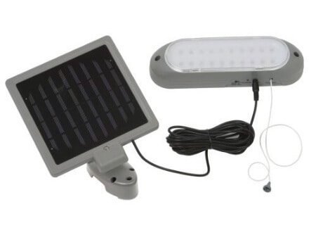 Designers Edge Rechargeable Solar LED Shed Light