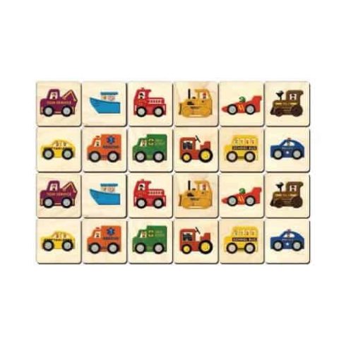 Vehicle Memory Tile Game
