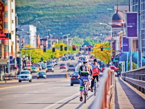 higgins-bridge-cyclist-missoula-montana