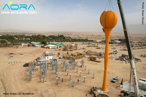 Solar Concentrating Tower In Israel solar-concentrator-israel